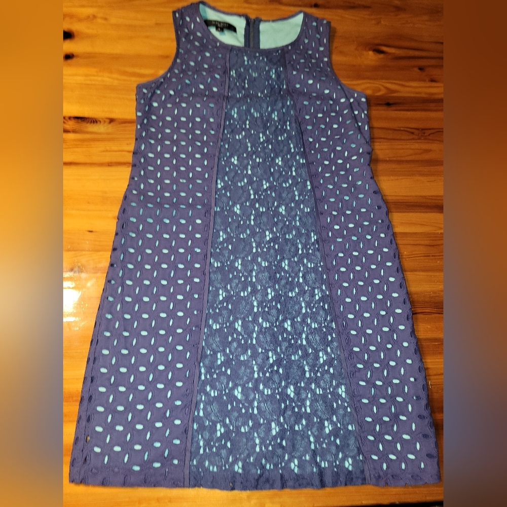 Nine West Blue and Teal Midi Dress